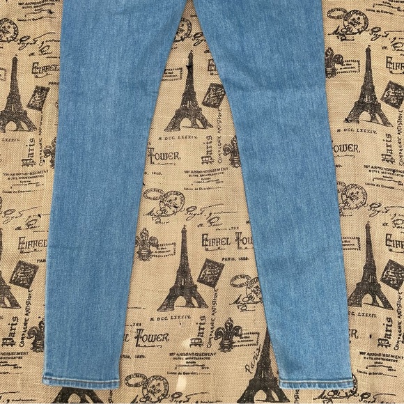 Old Navy NWT! Women'S In Tall Blue Mid-Rise Rockstar Super Skinny Jeggings - Picture 13 of 15